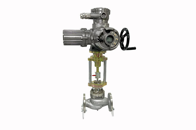 Electric control valve button type